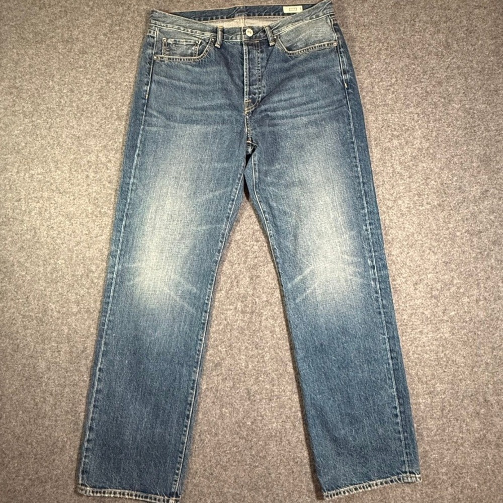 AYR The Slacker Mens Straight Leg Blue Jeans 100% Cotton Made in LA 32x32 NWOT